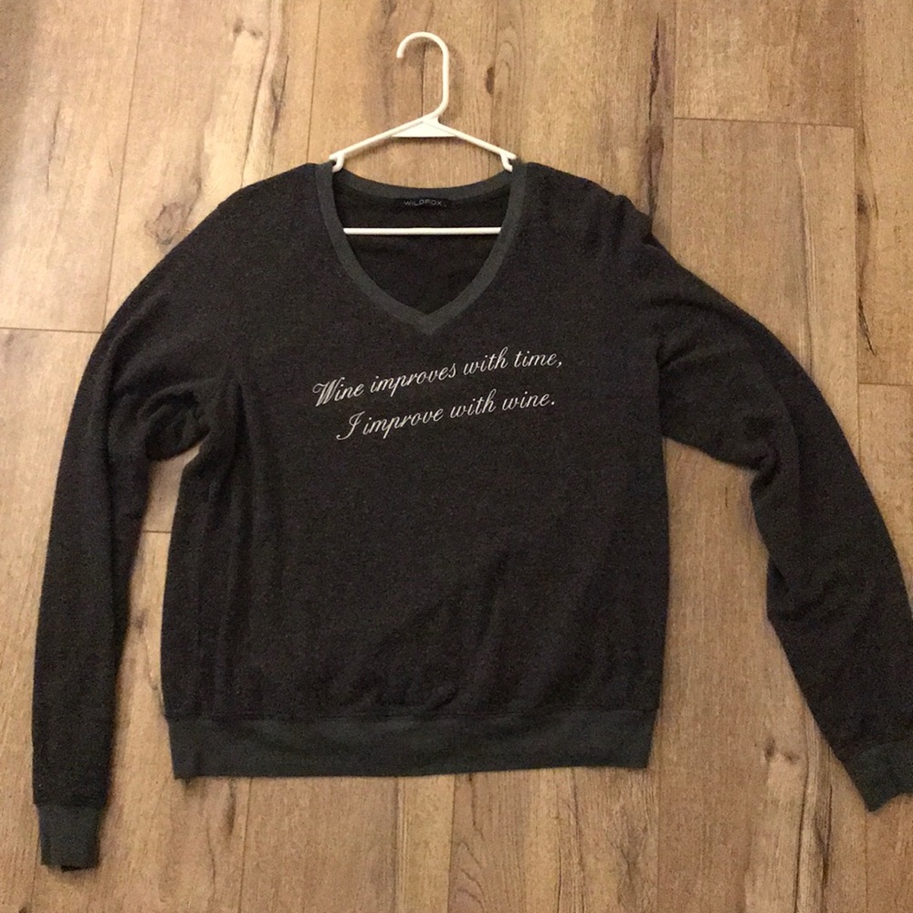 Wild Fox grey sweatshirt